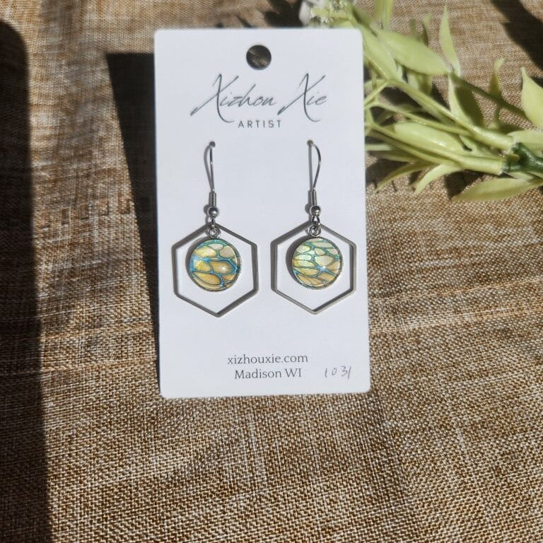 Hand Painted Earrings - ER1031