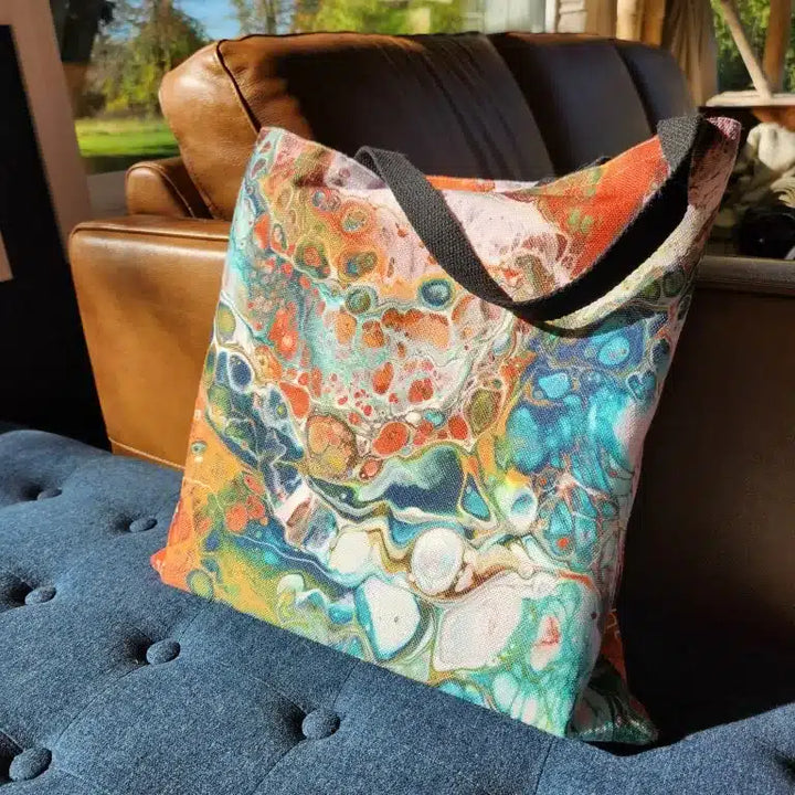 Emerald Phoenix Tote Bag