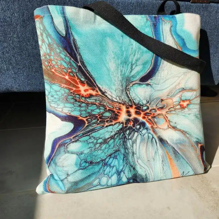 Blue Poppy Tote Bag