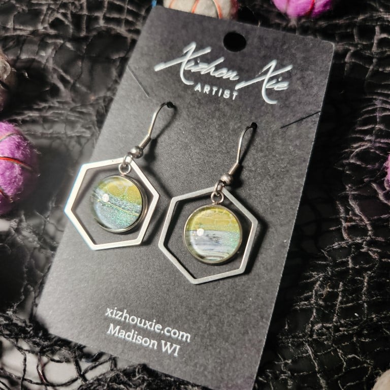 Hand Painted Earrings – Halloween Collection EH05