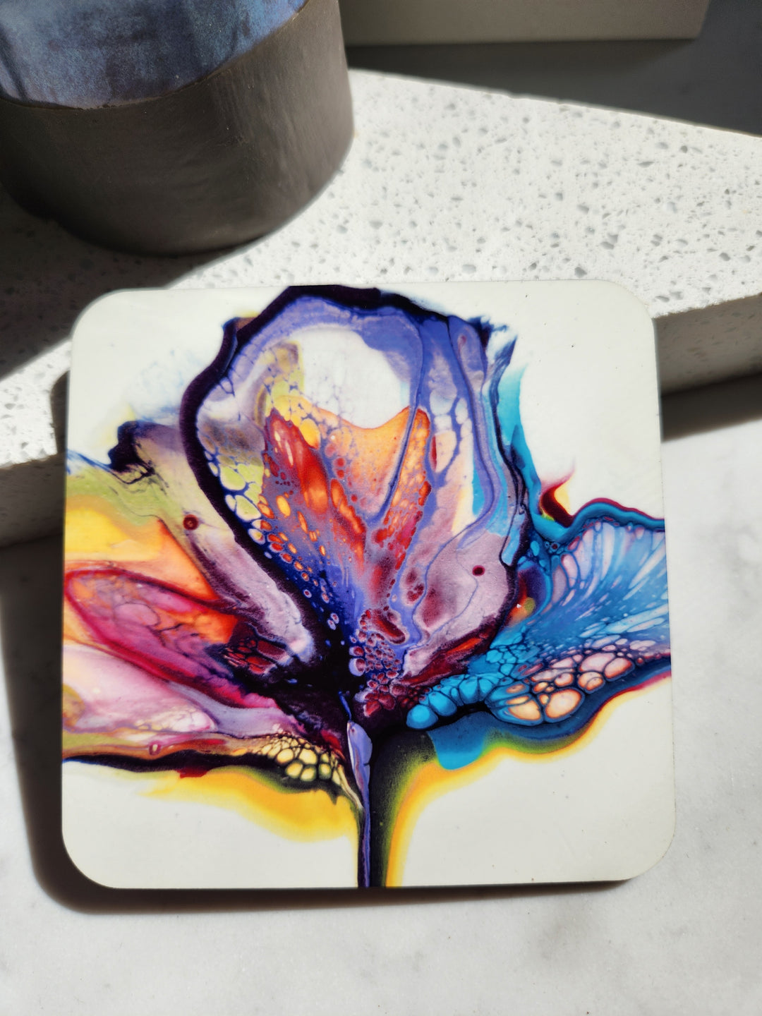 Cyclamen Coaster (Single)