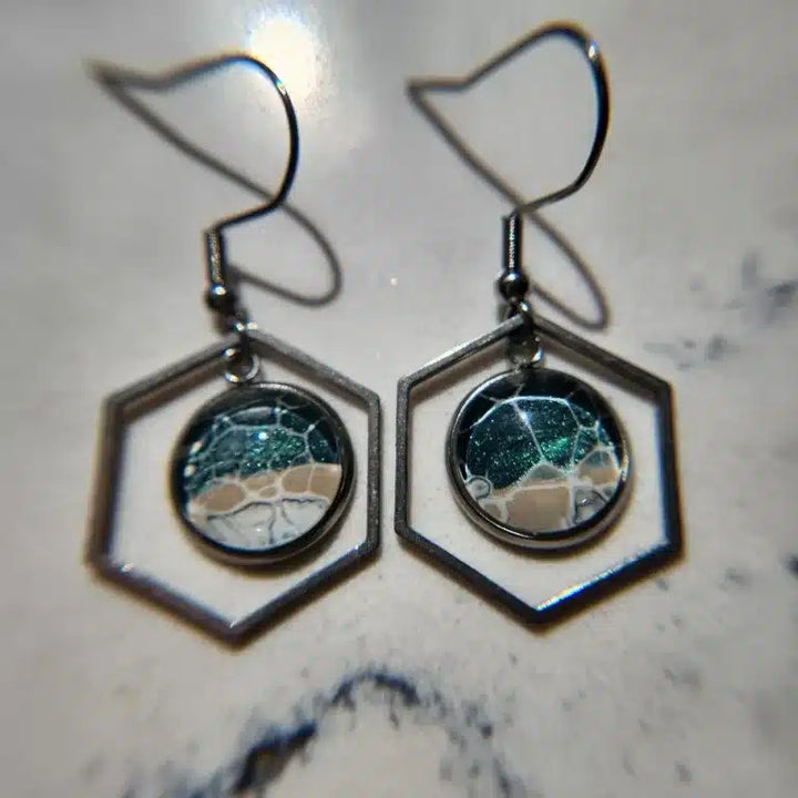 Customizable Painted Earrings - 1