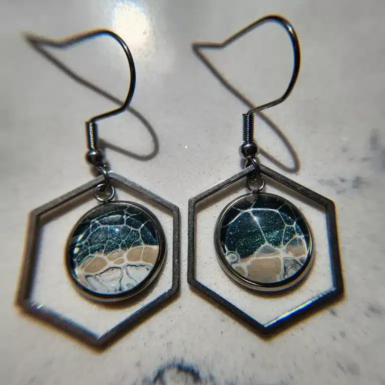 Customizable Painted Earrings - 1