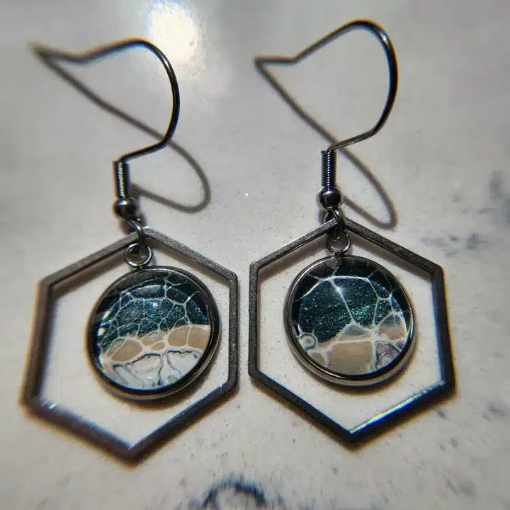 Customizable Painted Earrings - 1