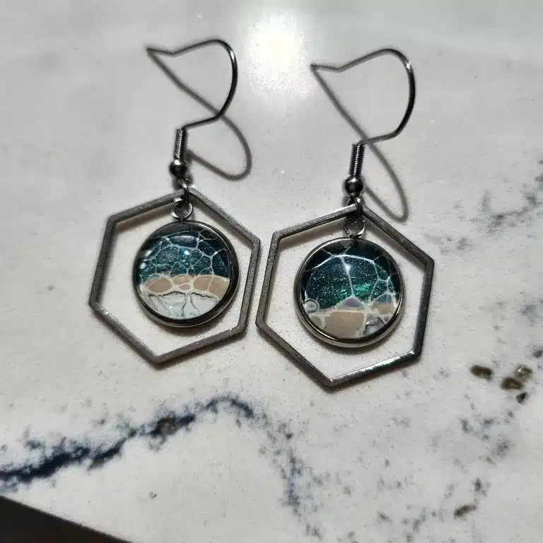 Customizable Painted Earrings - 1