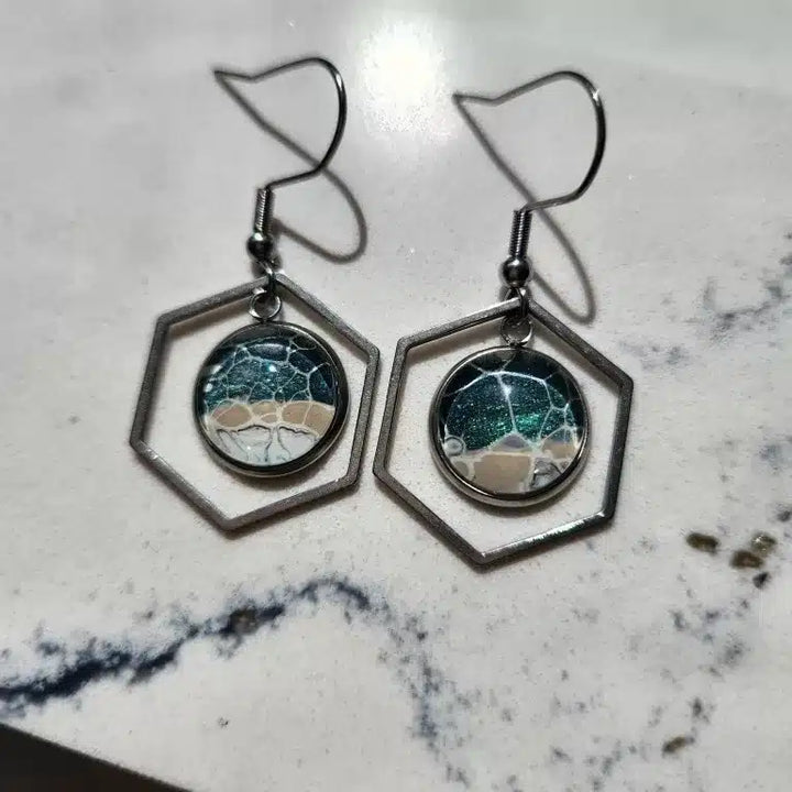 Customizable Painted Earrings - 1