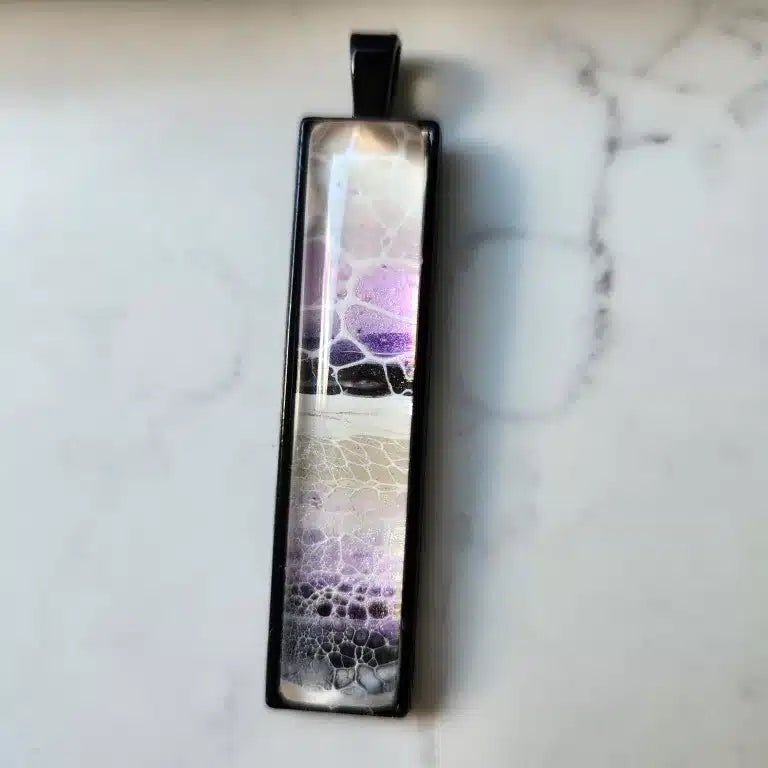 Hand Painted Pendant Necklace - 062