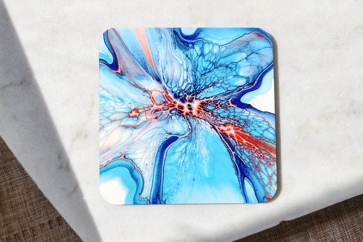 Blue Poppy Coaster (Single)