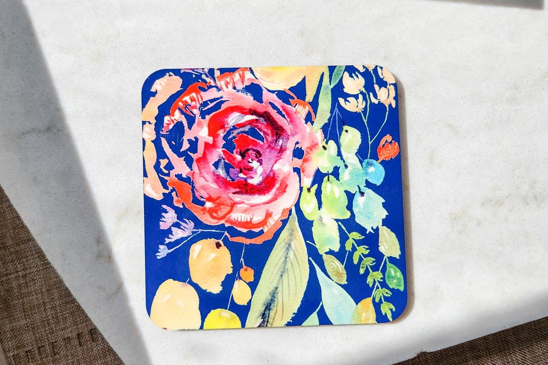 Set of 4 Coaster Bundle - Floral