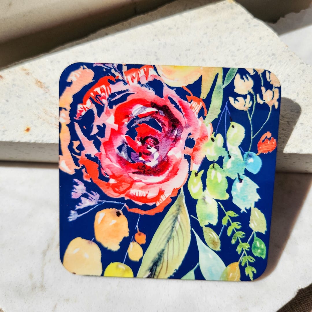 Set of 4 Coaster Bundle - Floral