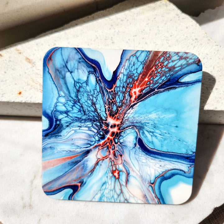 Blue Poppy Coaster (Single)