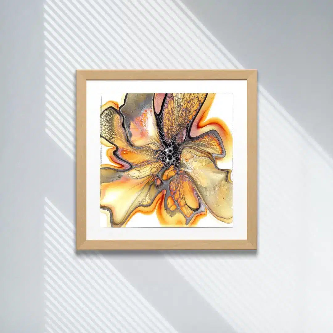 Amber Bloom Print