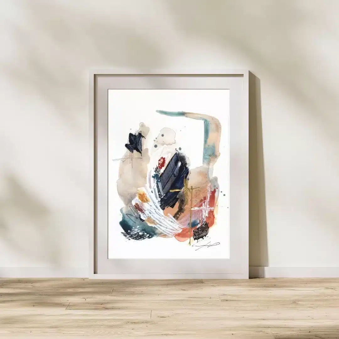 By the Fireplace Print 1