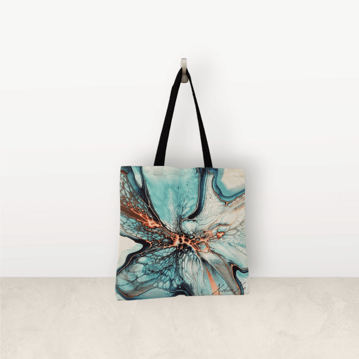 Blue Poppy Tote Bag