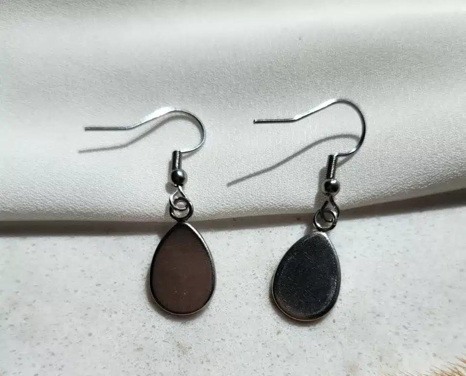 Hand Painted Earrings - Raindrop Collection 6