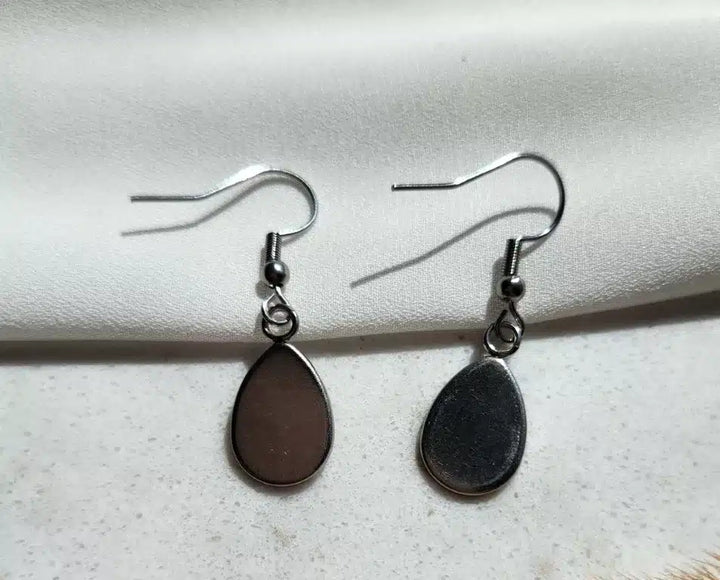 Hand Painted Earrings - Raindrop Collection 6
