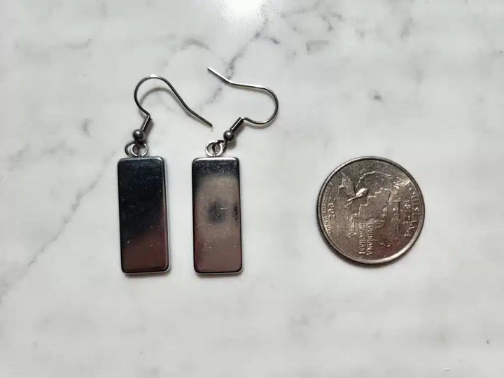 Hand Painted Earrings - 1177