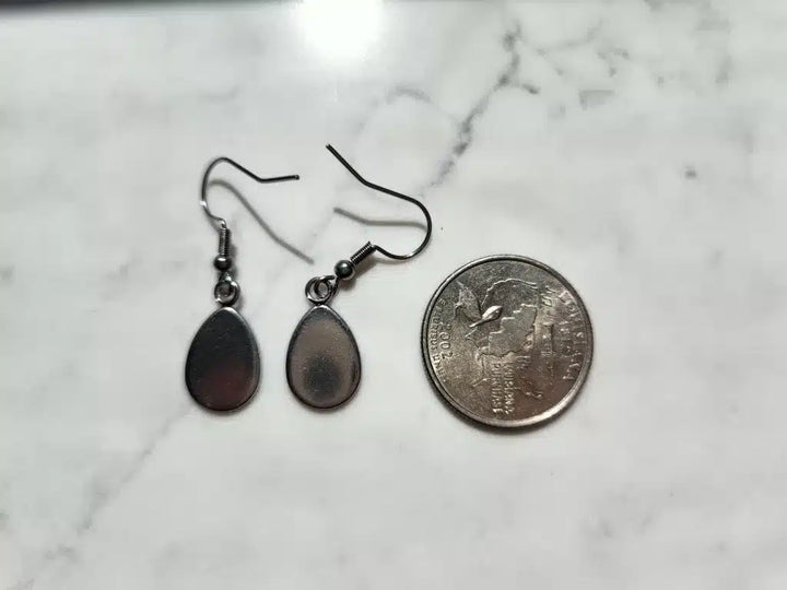 Hand Painted Earrings - Raindrop Collection 6