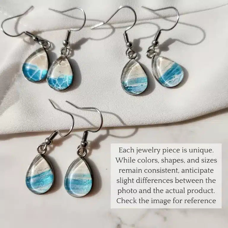 Hand Painted Pendant Necklace 046