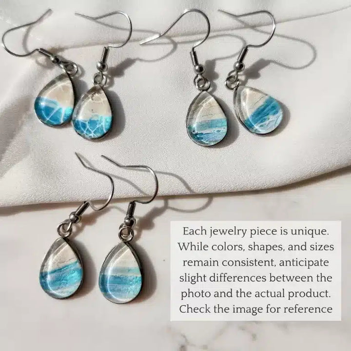 Hand Painted Pendant Necklace 046