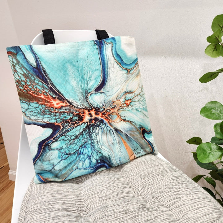 Blue Poppy Tote Bag