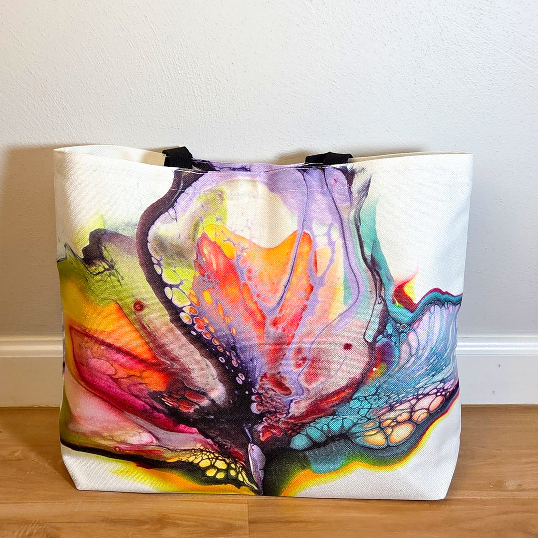 Cyclamen Wide Tote Bag (New)