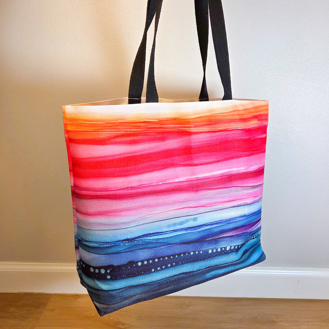 Beach Days Wide Tote Bag (New)