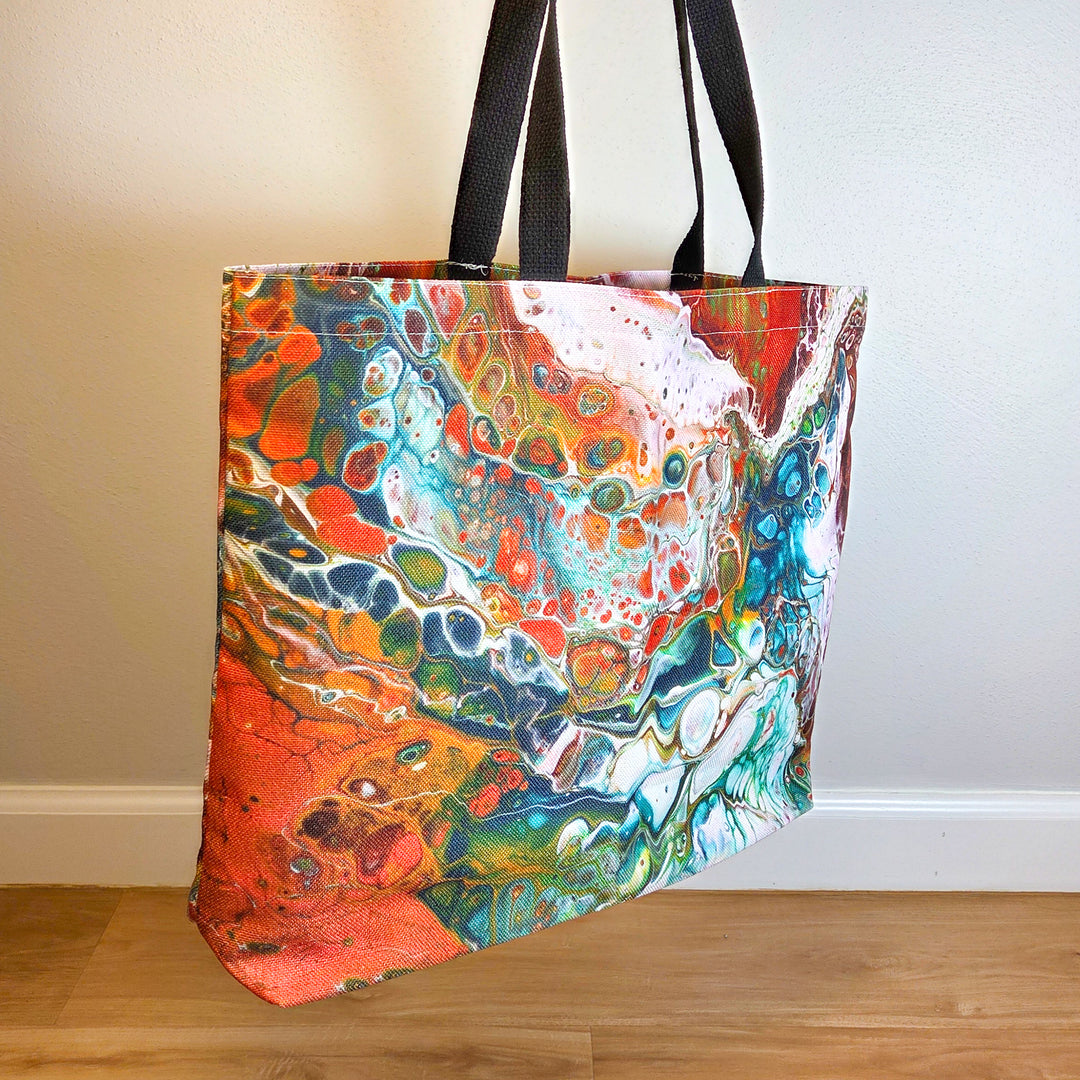 Emerald Phoenix Wide Tote Bag (New)