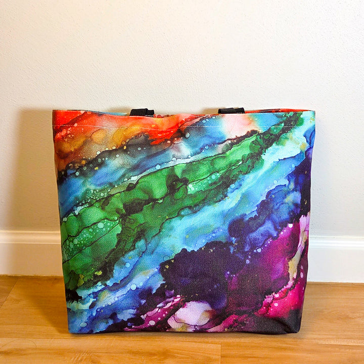 Bubbles Wide Tote Bag (New)