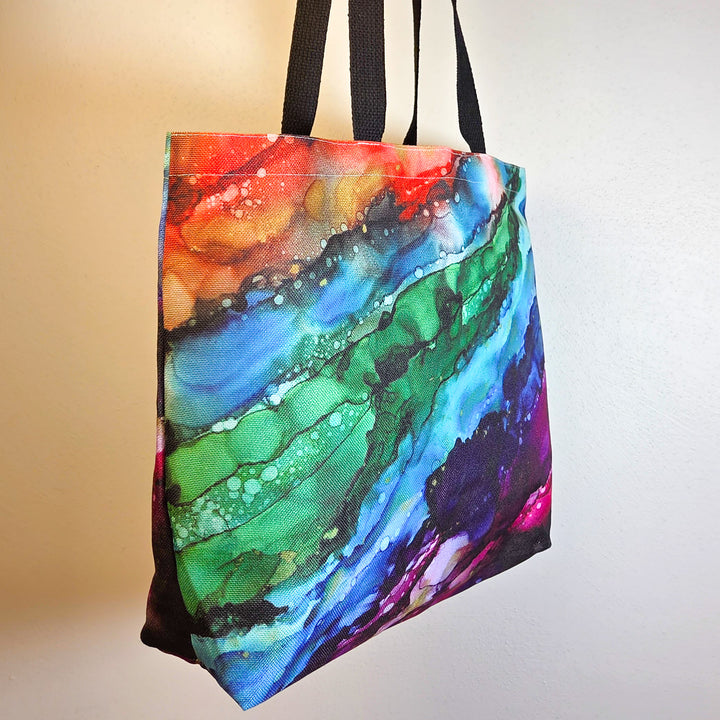 Bubbles Wide Tote Bag (New)