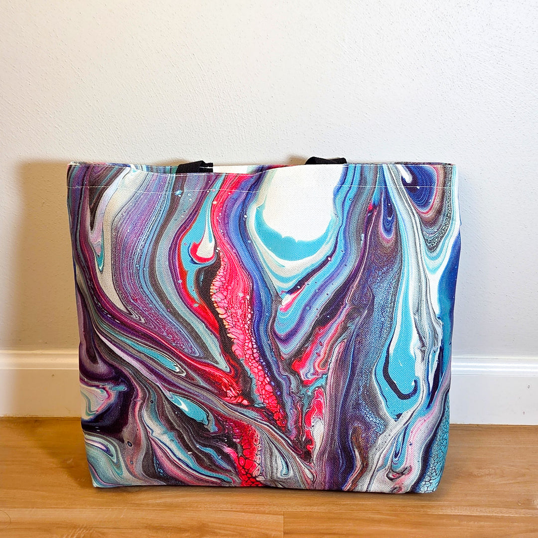 Blown Glass Wide Tote Bag (New)