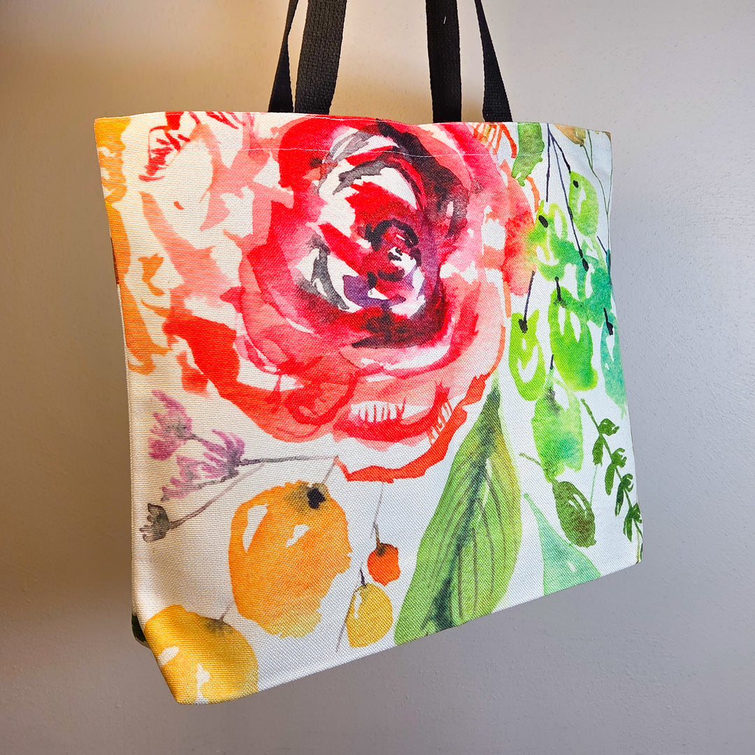 Light Bouquet Wide Tote Bag (New)