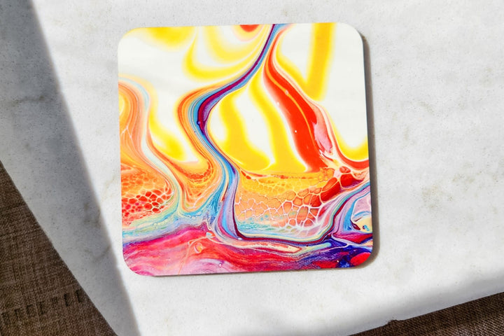 Set of 4 Coaster Bundle - Warm Tones