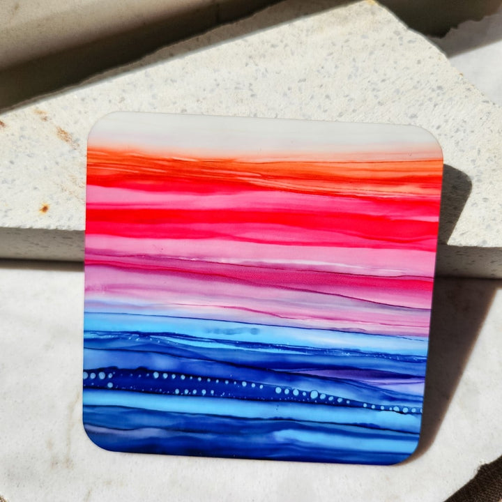 Set of 4 Coaster Bundle - Inky