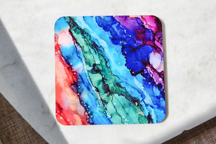 Set of 4 Coaster Bundle - Inky