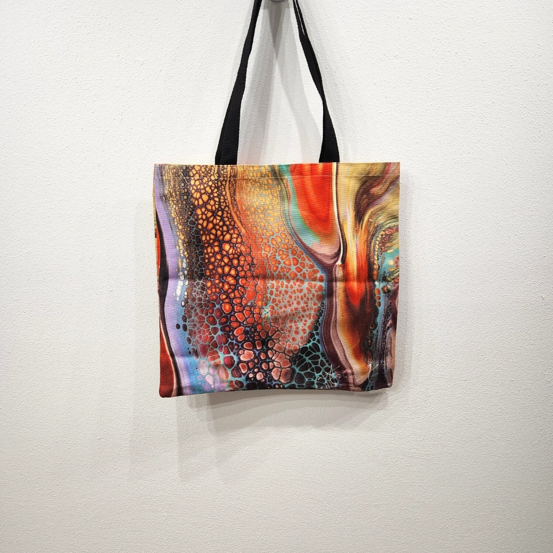 Electric Chic Tote Bag – Art by Xizhou Xie